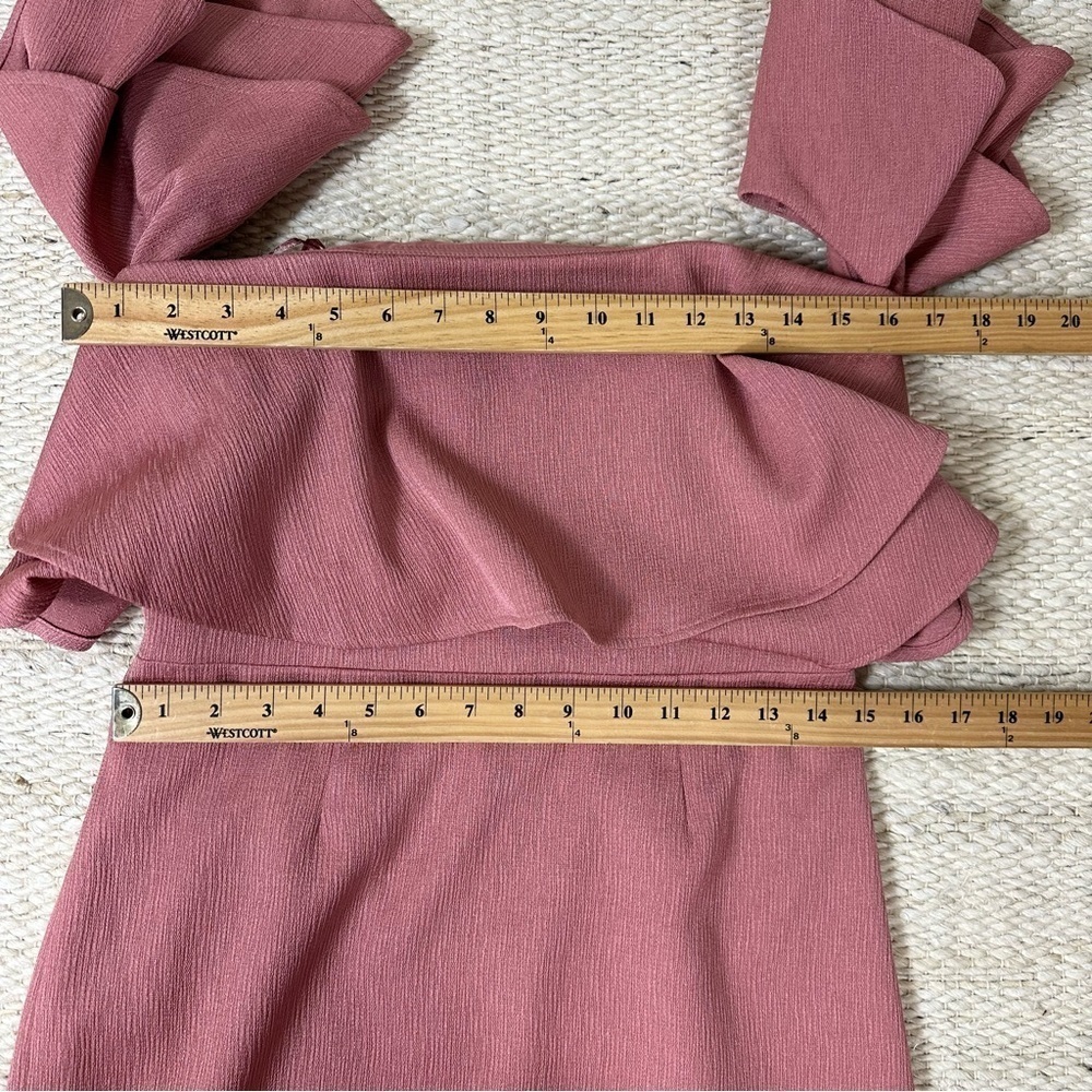 KEEPSAKE The Label Dress Size M No Reason Ruffle Off The Shoulder NWT - Picture 8 of 16
